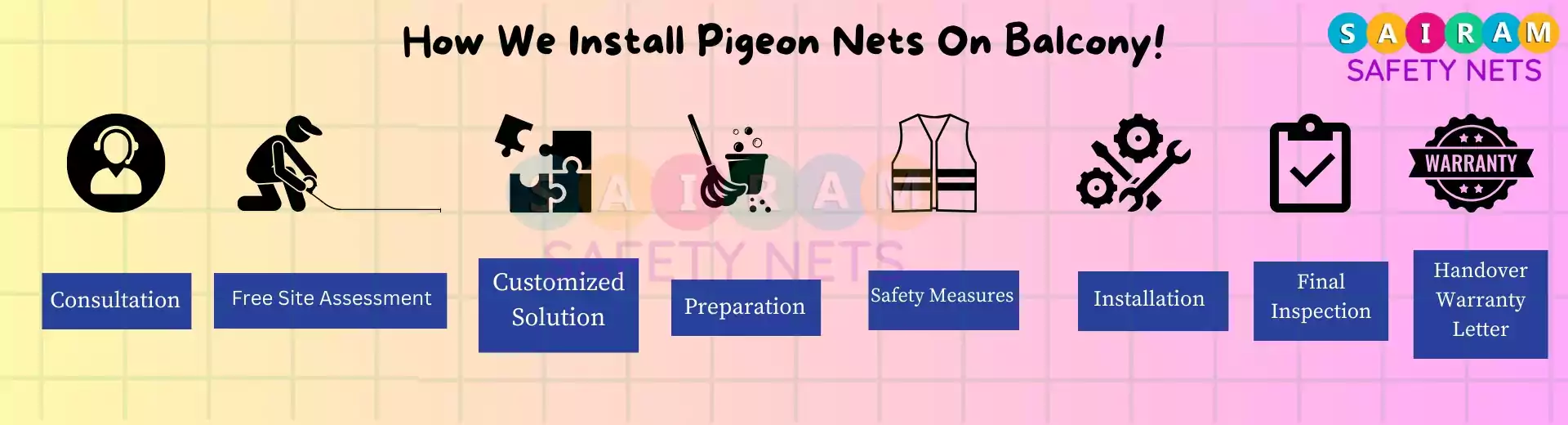 Pigeon Net for Balcony Installation